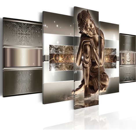Tableau Imprimé "Sleeping Buddha" 100 x 200 cm (1/2)