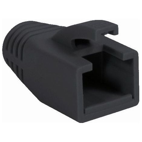 Intellinet Copriconnettore per Plug RJ45 Cat.6 8mm Nero (1/3)