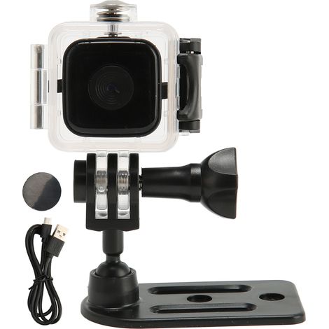 Caméra Mini Sans Fil HD 1080P, Interface Micro USB, Caméra de Surveillance Portable pour Maison, Animaux, Bureau (1/5)