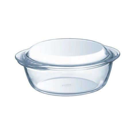 FUENTE CRISTAL REDONDA C/TAPA 2,1L.
