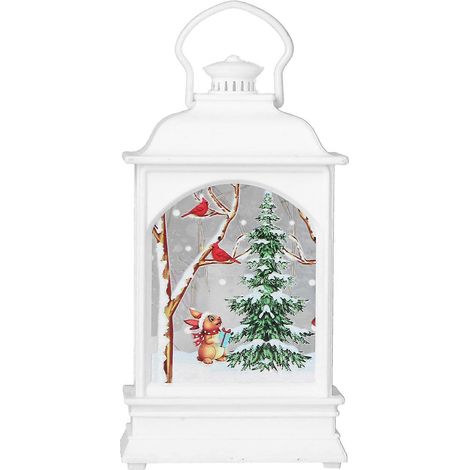 Tragbare LED-Weihnachtslaterne, dekorative Tischlampe für Zuhause, Kindergeschenk (1/5)