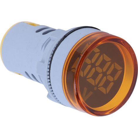 Voltmètre numérique rond AD16-22FSV, 60500 V, jaune (1/5)