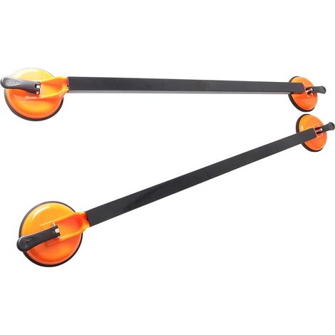 Barres de Toit Universelles en Acier, Barres de Toit en Aluminium avec Ventouses, Porte-Bagages de 92 Cm de Long, pour la Plupart des Véhicules et SUV, Charge Maximale 220 LB, (1/5)