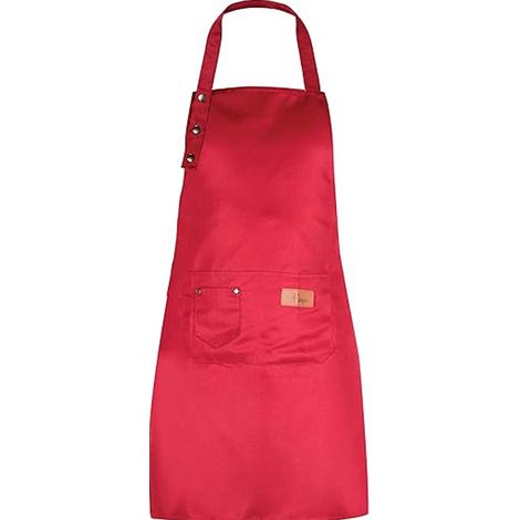 Küchenschürze für Damen und Herren mit Taschen – Größe L – Wasserabweisend (1/4)
