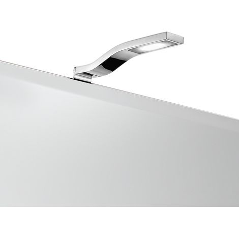 ABIKA - Applique da Bagno a LED 3,6W IP20 3000K Luce Calda, Corpo in Metallo Cromato per Montaggio su Specchio - Rossini Illuminazione (1/2)