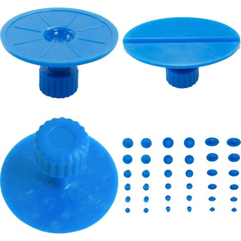 Outil d'élimination de bosses de voiture 36 pcs - Languettes De Colle - Réparation De Bosses - Kit De Réparation Auto - Outil De Carrossier - Éliminateur De Bosses - Home & Living (1/5)