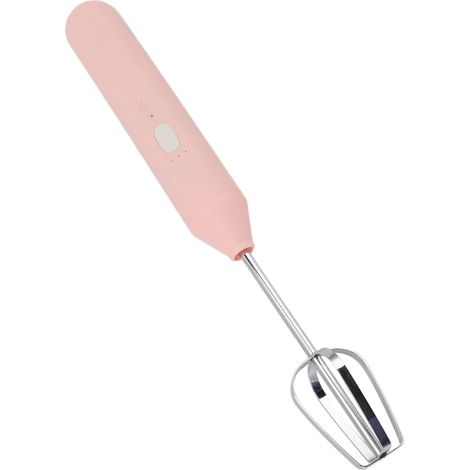 Batteur à œufs électrique portatif, mousseur à lait électrique, mixeur à café, mixeur à milkshakes, mousseur à lait, ustensiles de cuisine roses