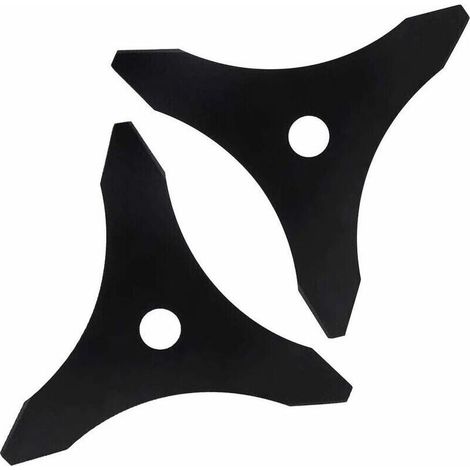 YMYNY Lame de débroussailleuse univers 3 dents pour Fresh Green sous croissance et tonte pour Stihl, Husqvarna, Mitox, Echo, Kawasaki et autres machines (1/4)