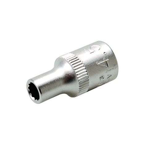 BGS Steckschlüssel-Einsatz Zwölfkant Antrieb Innenvierkant 6,3 mm (1/4") SW 4,5 mm - 10773