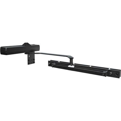 Cierre de puerta aerodinámico negro Dc650G Assa Abloy