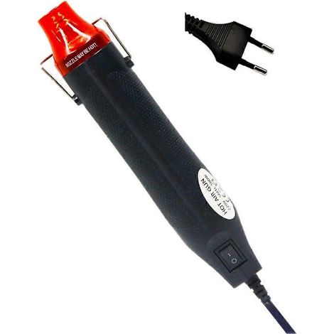 Mini souffleur d'air 300 W, séchoir électrique pour loisirs créatifs, gaufrage, emballage sous film rétractable PVC, prise UE D (1/5)