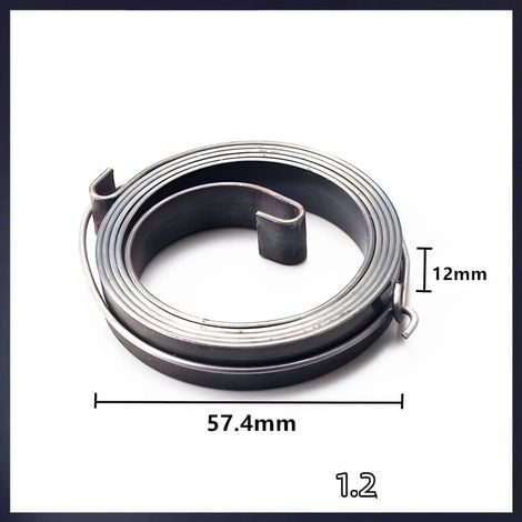 Starterfeder für 5200er, 5800er, 52-cm³- und 58-cm³-Kettensägen, Ersatzteile 12 mm (1/4)