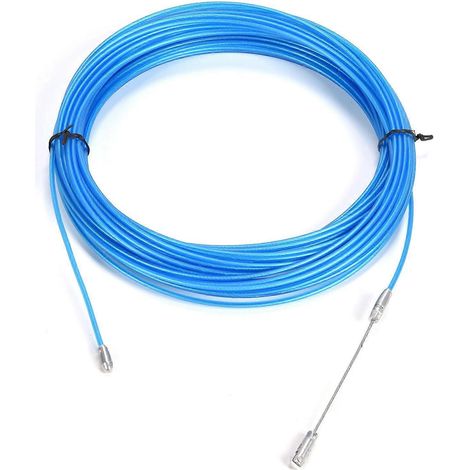 Multifunktionales Stahlseil mit oxidationsbeständiger Kunststoffbeschichtung für Hebezeuge, Hebezeuge und Zugvorrichtungen, blau