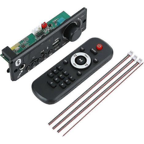 Carte décodeur MP3 WAV Bluetooth, amplificateur, kit mains libres, audio de voiture, microphone, lecteur MP3, radio, haut-parleur JN (1/5)