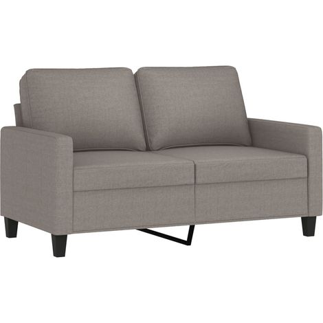 Canapé à 2 places，Sofa pour Salon，Banquette Taupe 120 cm Tissu CFW787965 (1/5)