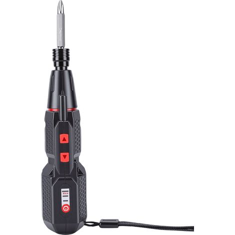 Tournevis électrique sans fil rechargeable 3 réglages de couple avec éclairage LED pour réparation maison (1/5)