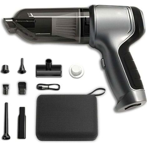 Aspirateur de voiture sans fil - PZCC - Puissant - Portatif - Nettoyage poils d'animaux - Batterie longue durée (1/4)