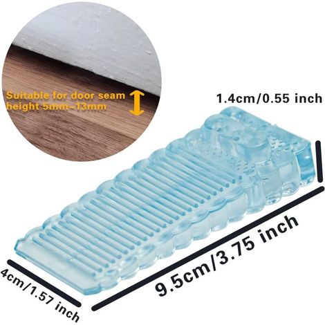Arrêts de Portes, 5pcs Antidérapante Cale Porte au Sol avec Hauteur Réglable,Ces Cales être Utilisées sur Une Base Genre Carrelage (1/3)