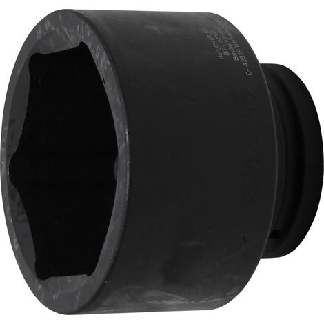 BGS Kraft-Steckschlüssel-Einsatz Sechskant Antrieb Innenvierkant 25 mm (1") SW 95 mm - 5895