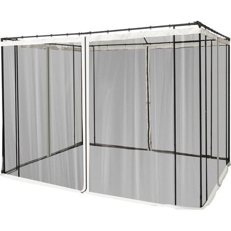 Lot de 4 moustiquaires zippées NOBEEZ pour barnum (1/5)