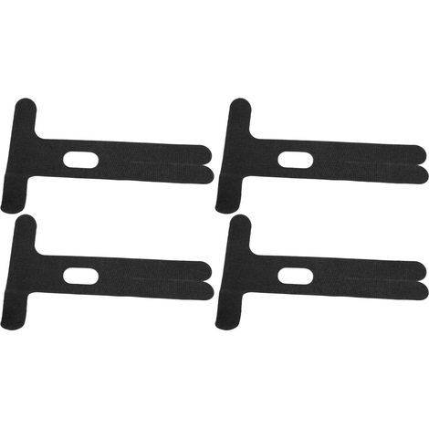 Lot de 4 bandes de coude prédécoupées, imperméables et respirantes, pour le soutien musculaire et le sport (course à pied, basketball, etc.), noires. (1/5)