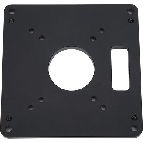 Plaque d'insertion pour table de défonceuse en alliage d'aluminium, accessoire de fraisage CNC pour bois, gravure (1/5)
