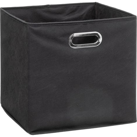 Boite de rangement 31 x 31 x 31 cm Atmosphera -  Anthracite