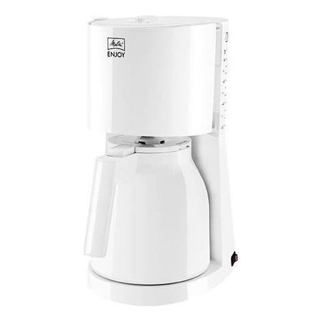 MELITTA 1017-05 Macchina da caffè a filtro con caraffa termosifonica Enjoy II Therm - Bianco (1/2)