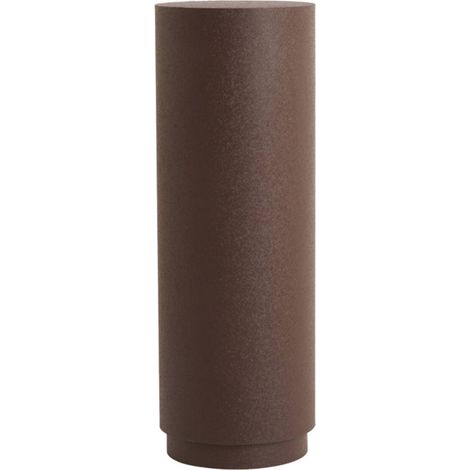 Colonna in metallo marrone cioccolato opaco Ø35x100 cm Light &