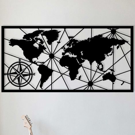 Enzo Accessoire mural décoratif en métal  100 % métal  120 x 60 (1/5)