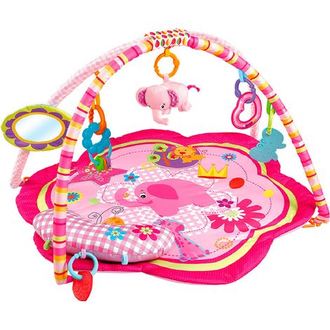 Palestrina con giochi per Bambini 50x80x80 cm in Poliestere Baby Circus Rosa