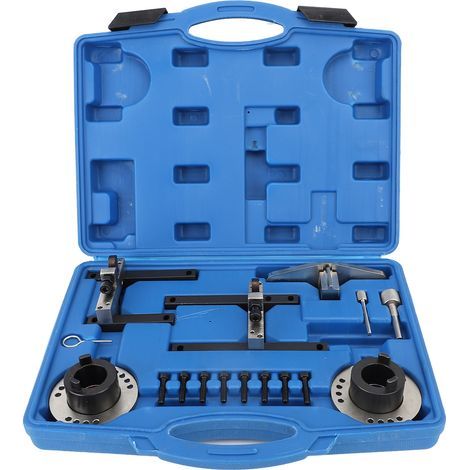 Engine timing tool kit, durable, portable metal construction, for locking/adjusting Fiesta Focus (1/5)