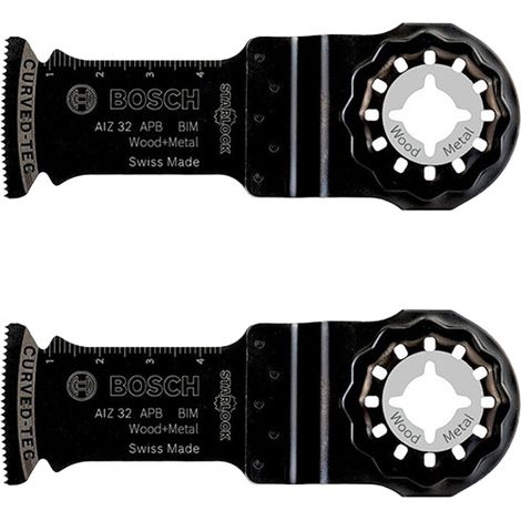 Lame Plongeante - AIZ 32 APB - Compatible Starlock - Bois Acier Non Trempé - 50 x 32 mm - 2 Pièces