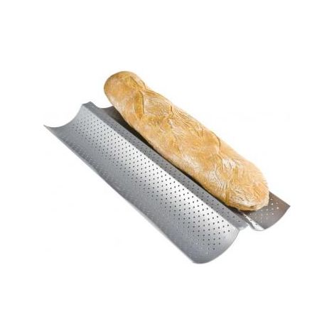Moule à 2 baguettes perforé antiadhésif (1/2)