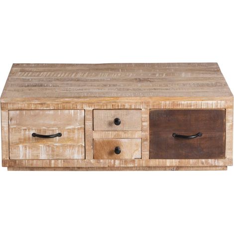 Table basse en bois de manguier Pio (1/5)