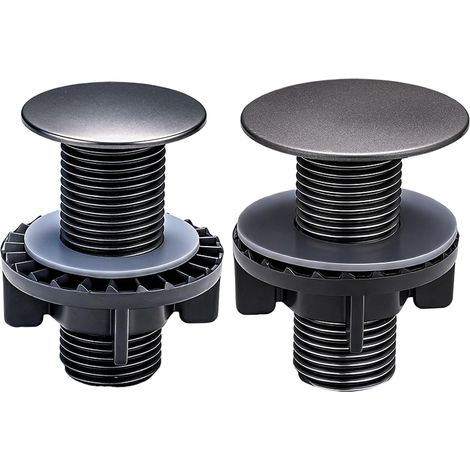 Bouchons d'étanchéité pour évier, faciles à installer, lot de 2, design compact et discret, adaptés aux salles de bains, dortoirs, hôtels et restaurants. (1/5)