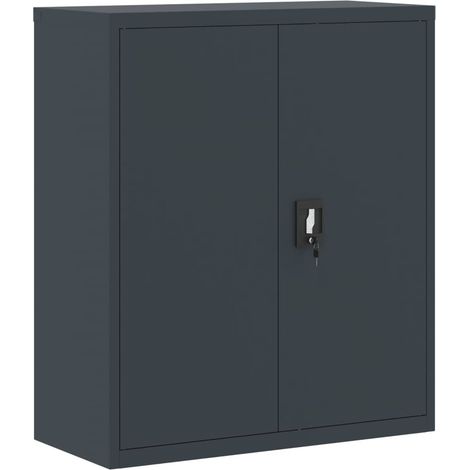 Maison Exclusive - Armadio Classificatore Antracite 90x40x105 cm in Acciaio
