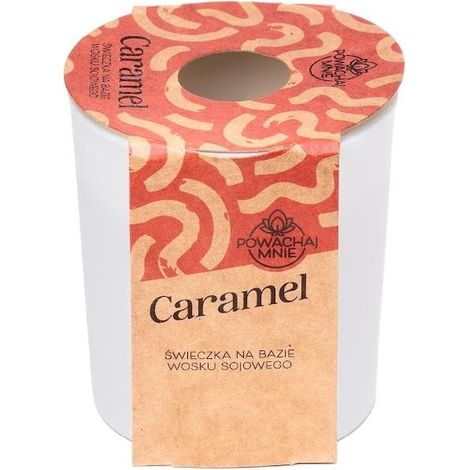 Candela profumata alla soia bianca "Smell Me Caramel"