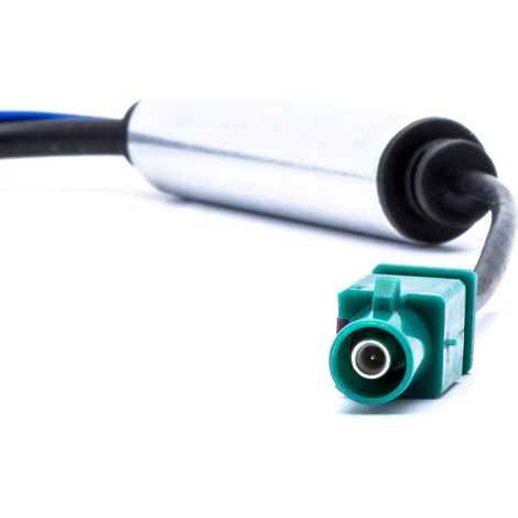 Adaptateur d'antenne FAKRA-DIN avec alimentation pour Audi, Mercedes, BMW, VW, Opel, Peugeot, Renault (1/2)