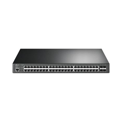 Tp-link Tl-sg3452xp Jetstream Poe Switch Gestionado L2+ Gigabit Ethernet (10/100/1000) Energía Sobre Ethernet (poe) 1u Negro