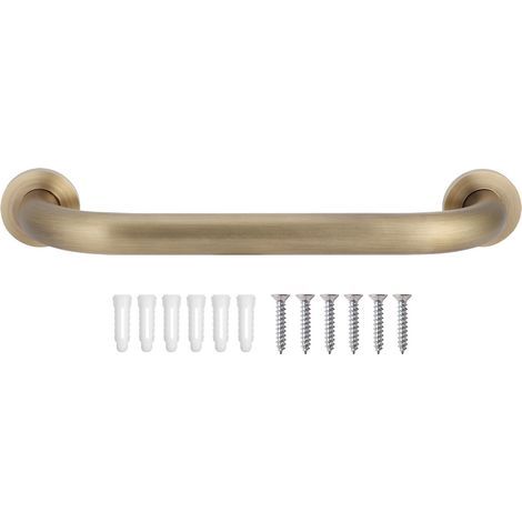 Barre d'appui de douche en acier inoxydable, 30,5 cm, barre d'appui d'équilibre, barre de douche antidérapante pour handicapés, poignée de bain, personnes âgées, handicapées, salle de bain (1/5)