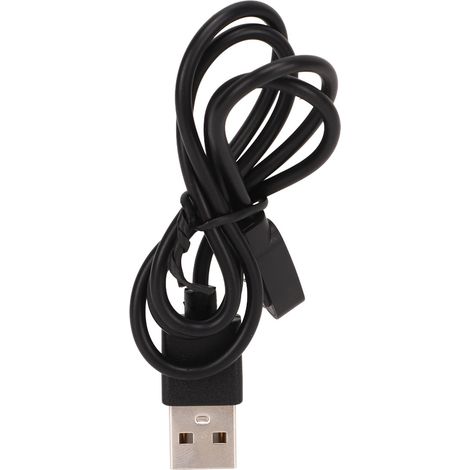 Câble de chargement magnétique pour montre connectée, chargeur 2 broches pour presse-agrumes en forme de tasse, noir (1/5)