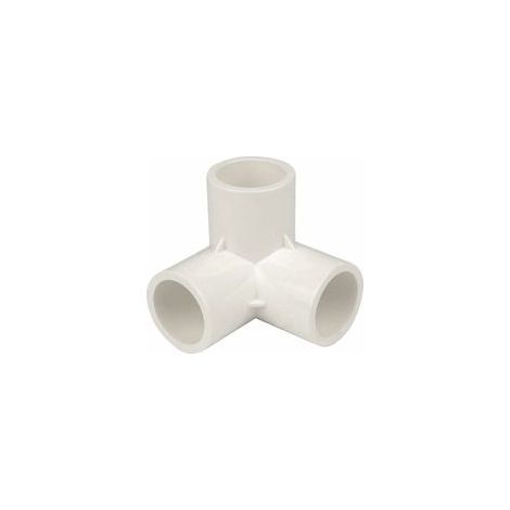 10 pezzi di raccordi a 3 vie in PVC da 32 mm, raccordi per tubi dell'acqua, raccordi a T tridimensionali - Crezuo