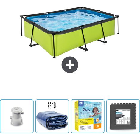Exit Pool Rechteckig - 220x150x65 cm - 5-teilig SCB10 (1/4)
