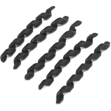 Lot de 5 protège-lignes de vélo en caoutchouc élastique TPR fileté, installation facile, accessoires de vélo, noir (1/5)