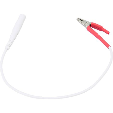 Accessoires pour électrodes et câbles de test à pince crocodile pour l'acupuncture électronique (rouge) (1/5)