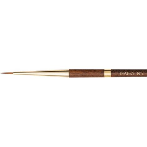 Pinceau - Rond long - Aquarelle - Isabey - Isaqua - 6233i - N°2 - Fibres synthétiques (1/3)