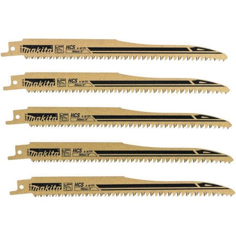 Makita B-05153 Resipro Blade Wood, Pack of 5