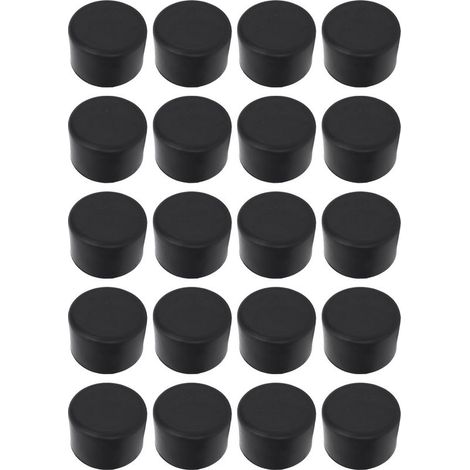 Embouts de pieds de chaise ronds en plastique antidérapants, 20 pièces, protection de sol facile à utiliser pour la maison (1/5)