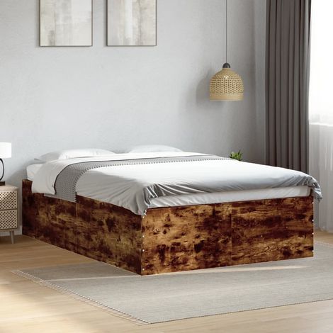 vidaXL Giroletto Rovere Fumo 120x200 cm in Legno Multistrato (1/5)